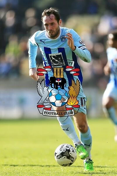 James O'Brien in Action: Coventry City vs Notts County, Sky Bet League One at Meadow Lane