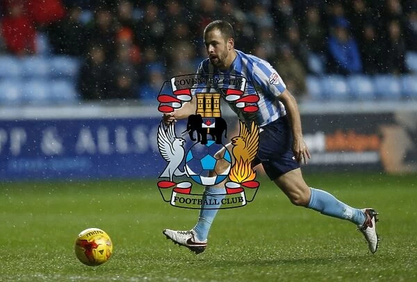 Joe Cole in Action: Coventry City vs Walsall (Sky Bet League One) at Ricoh Arena