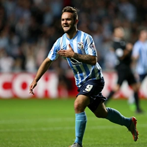 Adam Armstrong Scores His Second Goal: Coventry City's Victory Over Crewe Alexandra in Sky Bet League One