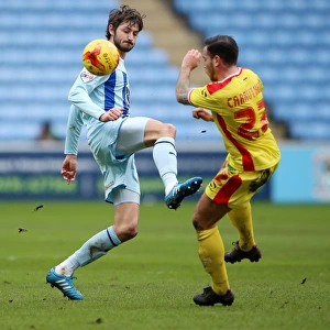 Sky Bet League One Collection: Sky Bet League One - Coventry City v Milton Keynes Dons - Ricoh Arena