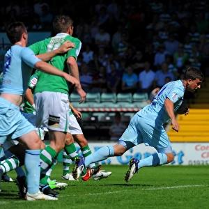 Cody McDonald Scores the Winning Goal: Coventry City's Triumph over Yeovil Town in Npower League One (August 18, 2012)