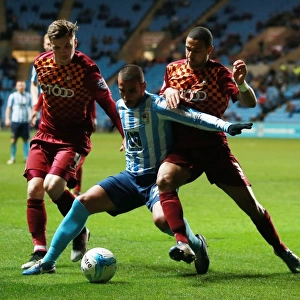 Coventry City vs Bradford City: Tudgay and Evans vs Meredith at Ricoh Arena