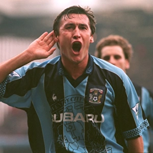 Action from 90s Collection: Littlewoods FA Cup - Round 5 - Aston Villa v Coventry City