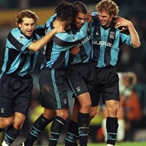 Action from 90s Collection: FA Carling Premiership - Coventry City v Tottenham Hotspur