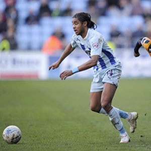 Intense Tackle: Dominic Samuel vs Mark Marshall in Coventry City vs Port Vale Sky Bet League One Match