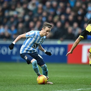James Maddison vs. Anthony O'Connor: A Riveting Midfield Showdown in Coventry City's Sky Bet League One Clash against Burton Albion