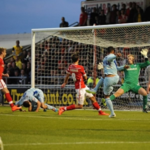 Jordan Clarke Scores Coventry City's Second Goal vs Barnsley in Sky Bet League One at Sixfields Stadium