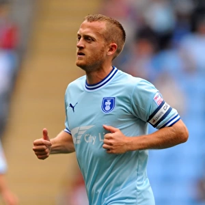 Sammy Clingan in Action for Coventry City Against Reading at Ricoh Arena (September 24, 2011)