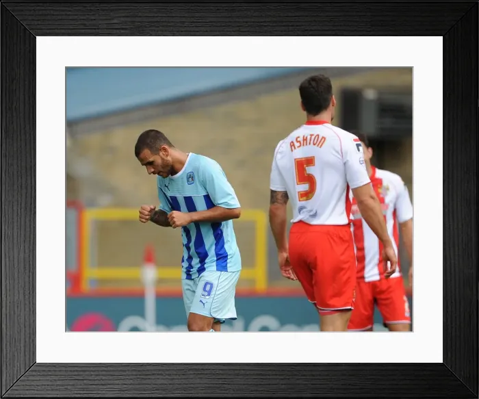 Framed Print : Pre Season Friendly - Stevenage v Coventry City - The Lamex Stadium Framed Print : Pre Season Friendly - Stevenage v Coventry City - The Lamex Stadium