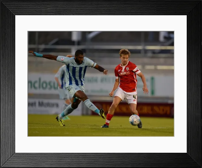 Framed Print : Reda Johnson vs. Luke Berry: Intense Tackle in Sky Bet League One Match Framed Print : Reda Johnson vs. Luke Berry: Intense Tackle in Sky Bet League One Match