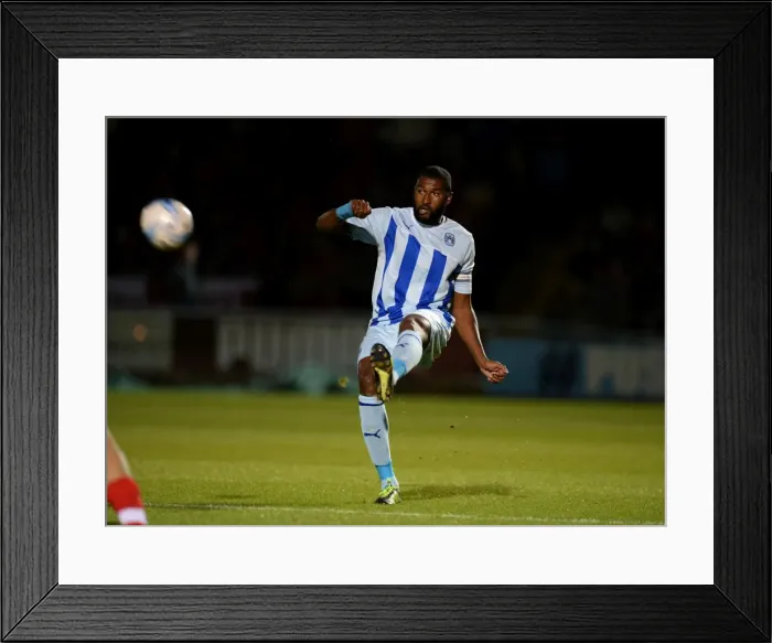 Framed Print : Reda Johnson in Action: Coventry City vs Barnsley, Sky Bet League One at Sixfields Stadium Framed Print : Reda Johnson in Action: Coventry City vs Barnsley, Sky Bet League One at Sixfields Stadium
