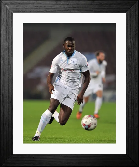 Framed Print : Frank Nouble Scores the Winner: Coventry City at Glanford Park vs Scunthorpe United (Sky Bet League One) Framed Print : Frank Nouble Scores the Winner: Coventry City at Glanford Park vs Scunthorpe United (Sky Bet League One)