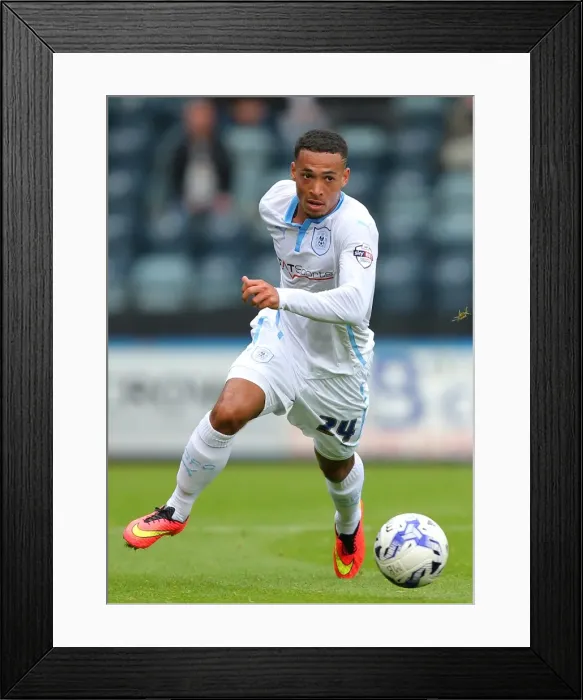 Framed Print : Jordan Clarke in Action: Coventry City vs Rochdale, Sky Bet League One Framed Print : Jordan Clarke in Action: Coventry City vs Rochdale, Sky Bet League One