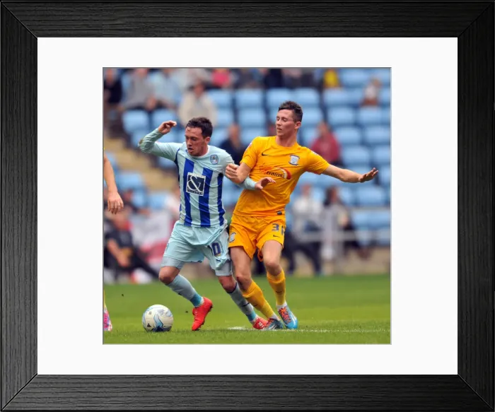 Framed Print : Sky Bet League One - Coventry City v Peston North End - Ricoh Arena