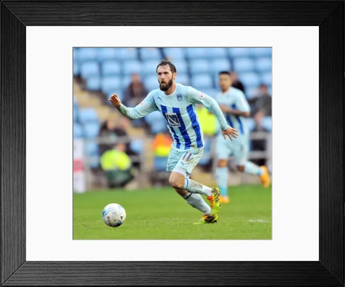 Framed Print : Jim O'Brien's Man of the Match Performance Leads Coventry City to Victory over Peterborough United Framed Print : Jim O'Brien's Man of the Match Performance Leads Coventry City to Victory over Peterborough United