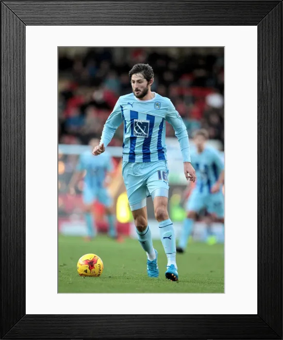 Framed Print : Adam Barton in Action: Coventry City vs. Leyton Orient, Sky Bet League Championship Framed Print : Adam Barton in Action: Coventry City vs. Leyton Orient, Sky Bet League Championship