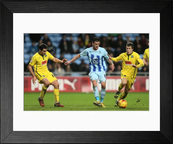 Framed Print : Johnstones Paint Trophy - Area Quarter Final - Coventry City v Plymouth Argyle - Ricoh Arena