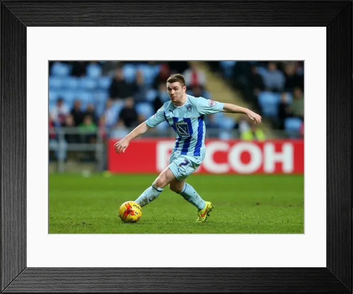 Framed Print : John Fleck in Action: Coventry City vs Plymouth Argyle - Johnstone's Paint Trophy Quarterfinals at Ricoh Arena Framed Print : John Fleck in Action: Coventry City vs Plymouth Argyle - Johnstone's Paint Trophy Quarterfinals at Ricoh Arena