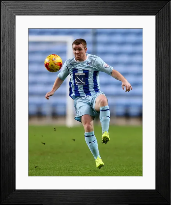 Framed Print : John Fleck in Action: Coventry City vs Plymouth Argyle - Quarterfinals, Johnstone's Paint Trophy (Ricoh Arena) Framed Print : John Fleck in Action: Coventry City vs Plymouth Argyle - Quarterfinals, Johnstone's Paint Trophy (Ricoh Arena)