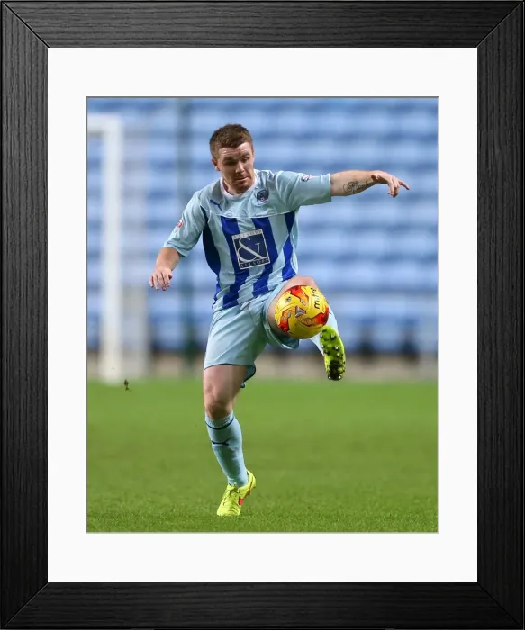 Framed Print : John Fleck in Action: Coventry City vs. Plymouth Argyle - Johnstones Paint Trophy Quarterfinal Framed Print : John Fleck in Action: Coventry City vs. Plymouth Argyle - Johnstones Paint Trophy Quarterfinal