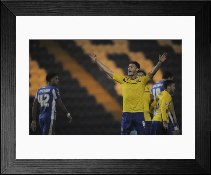 Framed Print : Gary Madine's Game-Winning Goal: Coventry City's Triumph over Colchester United in Sky Bet League One