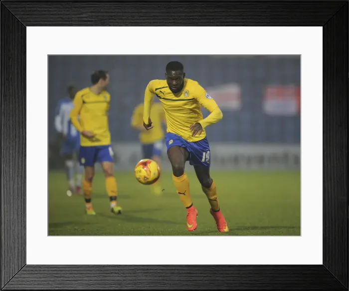 Framed Print : Frank Nouble in Action: Coventry City vs Colchester United, Sky Bet League One Framed Print : Frank Nouble in Action: Coventry City vs Colchester United, Sky Bet League One