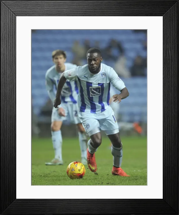 Framed Print : Frank Nouble's Determined Performance: Coventry City vs Walsall (Sky Bet League One) at Ricoh Arena Framed Print : Frank Nouble's Determined Performance: Coventry City vs Walsall (Sky Bet League One) at Ricoh Arena