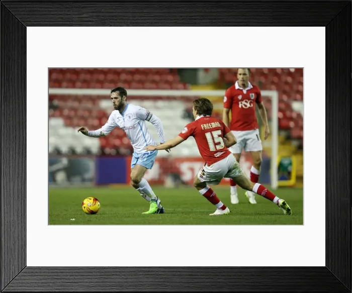 Framed Print : Battling for Supremacy: Luke Freeman vs. Jim O'Brien - Johnstones Paint Trophy Semi-Final Showdown Framed Print : Battling for Supremacy: Luke Freeman vs. Jim O'Brien - Johnstones Paint Trophy Semi-Final Showdown