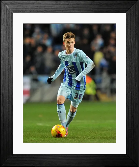Framed Print : James Maddison's Star Performance: Coventry City vs Fleetwood Town, Sky Bet League One at Ricoh Arena