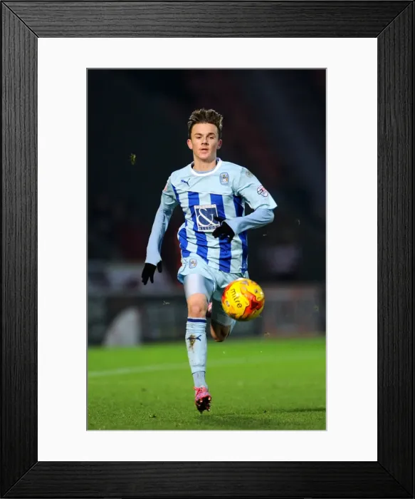 Framed Print : James Maddison's Brilliant Performance: Coventry City in Sky Bet League One Clash Against Doncaster Rovers and Chesterfield Framed Print : James Maddison's Brilliant Performance: Coventry City in Sky Bet League One Clash Against Doncaster Rovers and Chesterfield