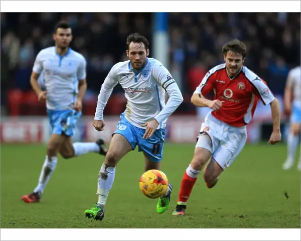 Coventry City's Jim O'Brien Fights for FA Cup Possession Against Walsall