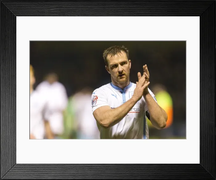 Framed Print : Coventry City's Andy Webster Celebrates League One Victory with Traveling Fans Framed Print : Coventry City's Andy Webster Celebrates League One Victory with Traveling Fans