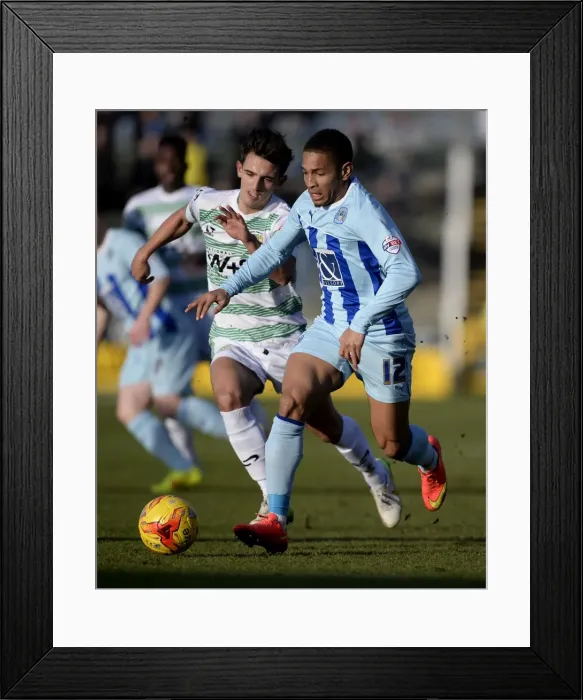 Framed Print : Sky Bet League One - Yeovil Town v Coventry City - Huish Park Framed Print : Sky Bet League One - Yeovil Town v Coventry City - Huish Park
