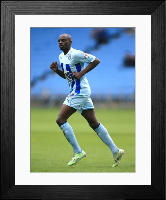 Framed Print : Sanmi Odelusi in Action: Coventry City vs Rochdale (Sky Bet League One)