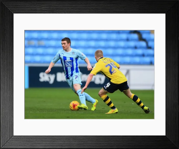 Framed Print : Battle for the Ball: A Clash between John Fleck and Jamie Allen in Coventry City vs. Rochdale (Sky Bet League One) Framed Print : Battle for the Ball: A Clash between John Fleck and Jamie Allen in Coventry City vs. Rochdale (Sky Bet League One)