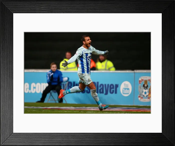 Framed Print : Marcus Tudgay's Debut Goal: Coventry City vs Scunthorpe United (Sky Bet League One)