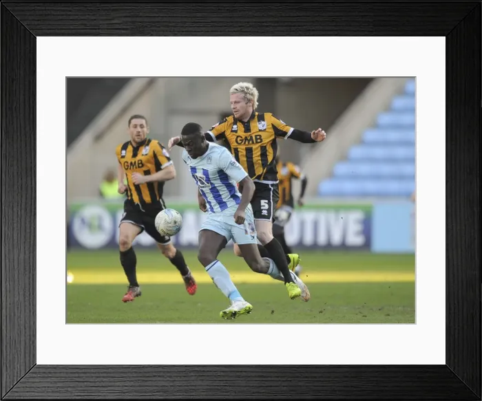 Framed Print : Clash at Ricoh Arena: Frank Nouble vs. Ryan McGivern - Sky Bet League One Rivalry Framed Print : Clash at Ricoh Arena: Frank Nouble vs. Ryan McGivern - Sky Bet League One Rivalry