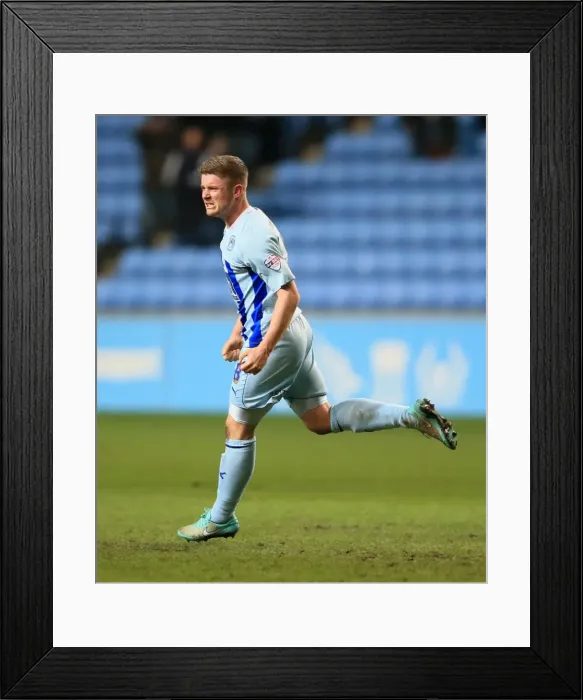 Framed Print : Aaron Phillips Jubilant Moment: Coventry City's First Goal vs Bradford City (Sky Bet League One) Framed Print : Aaron Phillips Jubilant Moment: Coventry City's First Goal vs Bradford City (Sky Bet League One)