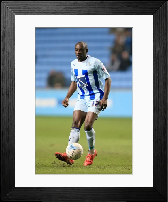 Framed Print : Sanmi Odelusi in Action: Coventry City vs. Bradford City, Sky Bet League One, Ricoh Arena Framed Print : Sanmi Odelusi in Action: Coventry City vs. Bradford City, Sky Bet League One, Ricoh Arena