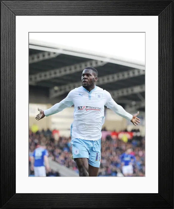 Framed Print : Frank Nouble's Thrilling Goal: Coventry City Claims Sky Bet League One Victory over Chesterfield Framed Print : Frank Nouble's Thrilling Goal: Coventry City Claims Sky Bet League One Victory over Chesterfield