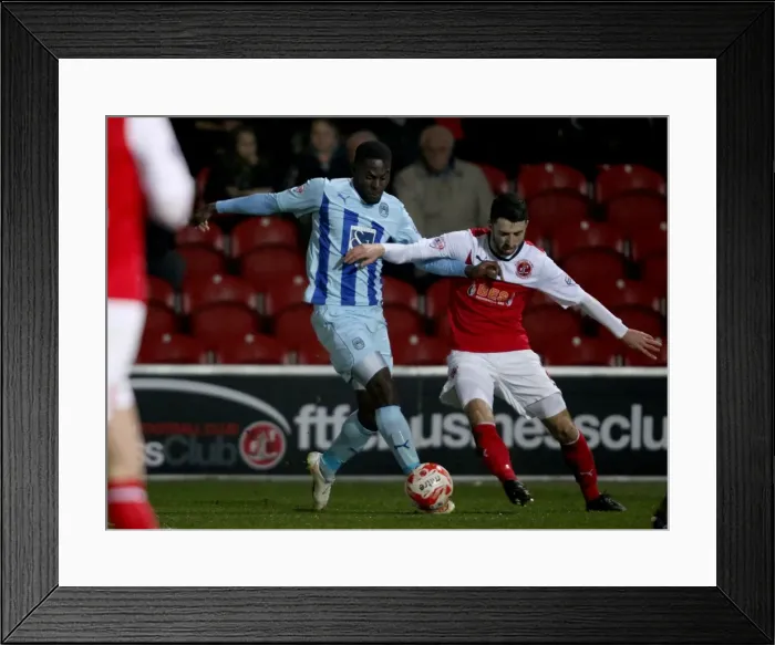 Framed Print : Sky Bet League One - Fleetwood Town v Coventry City - Highbury Stadium