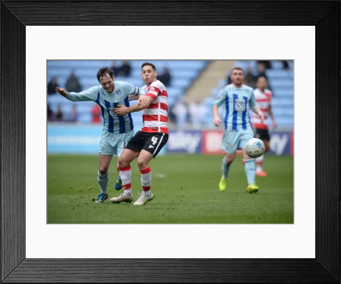 Framed Print : Jim O'Brien vs Dean Furman: A Battle in Sky Bet League One - Coventry City vs Doncaster Rovers at Ricoh Arena Framed Print : Jim O'Brien vs Dean Furman: A Battle in Sky Bet League One - Coventry City vs Doncaster Rovers at Ricoh Arena