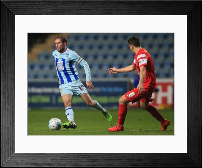 Framed Print : Sky Bet League One Rivalry: Battle for the Ball - Coventry City vs Leyton Orient Framed Print : Sky Bet League One Rivalry: Battle for the Ball - Coventry City vs Leyton Orient