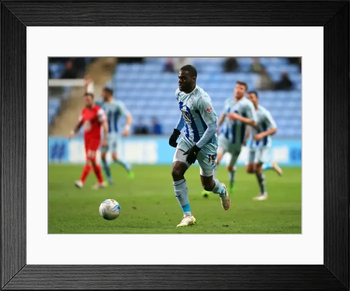 Framed Print : Frank Nouble Scores for Coventry City Against Leyton Orient in Sky Bet League One at Ricoh Arena Framed Print : Frank Nouble Scores for Coventry City Against Leyton Orient in Sky Bet League One at Ricoh Arena
