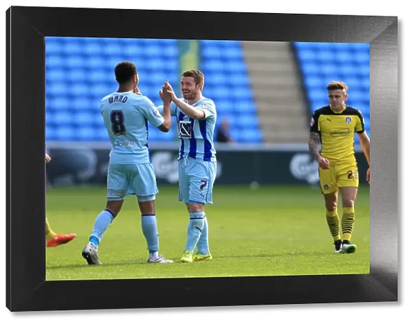 Coventry City FC: Grant Ward and John Fleck's Jubilant Moment as Sky Bet League One Promotion is Secured