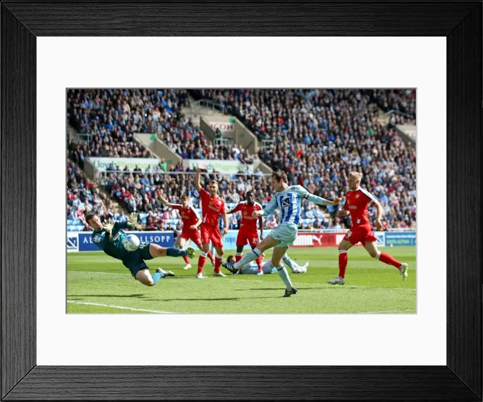 Framed Print : Jim O'Brien's Dramatic Shot Saved by Paul Rachubka in Coventry City vs Crewe Alexandra (Sky Bet League One) Framed Print : Jim O'Brien's Dramatic Shot Saved by Paul Rachubka in Coventry City vs Crewe Alexandra (Sky Bet League One)