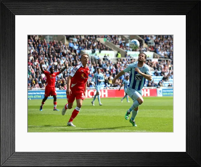 Framed Print : Nick Proschwitz Scores: Coventry City vs Crewe Alexandra in Sky Bet League One at Ricoh Arena Framed Print : Nick Proschwitz Scores: Coventry City vs Crewe Alexandra in Sky Bet League One at Ricoh Arena