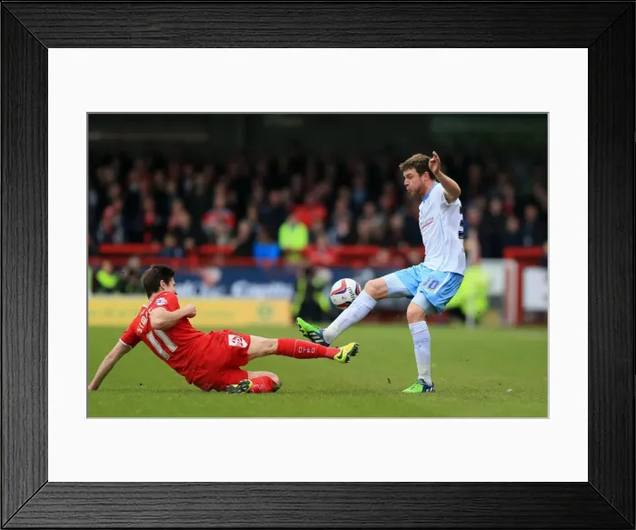 Framed Print : Battle for the Ball: A Intense Rivalry - Chris Stokes vs. Josh Simpson, Sky Bet League One Framed Print : Battle for the Ball: A Intense Rivalry - Chris Stokes vs. Josh Simpson, Sky Bet League One