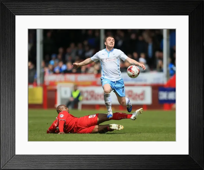 Framed Print : Battle for the Ball: Marvin Elliott vs. John Fleck - Coventry City vs. Crawley Town, Sky Bet League One Framed Print : Battle for the Ball: Marvin Elliott vs. John Fleck - Coventry City vs. Crawley Town, Sky Bet League One