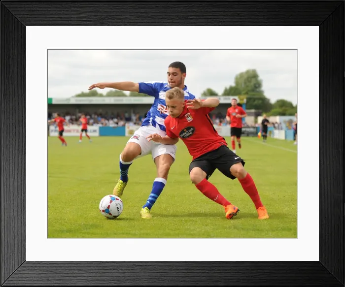 Framed Print : George Thomas and Jack Lane in Action: Coventry City vs. Nuneaton Town Pre-Season Friendly at Liberty Way Framed Print : George Thomas and Jack Lane in Action: Coventry City vs. Nuneaton Town Pre-Season Friendly at Liberty Way